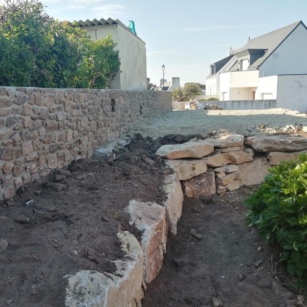 Aménagement de jardin Enrochement Arzon